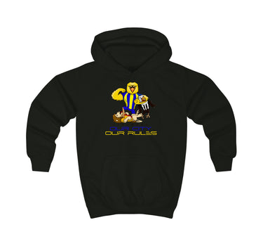 OUR CITY, OUR RULES - PREMIUM KIDS HOODIE