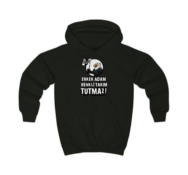 ERKEK ADAM RENKLI TAKIM TUTMAZ - PREMIUM KIDS HOODIE